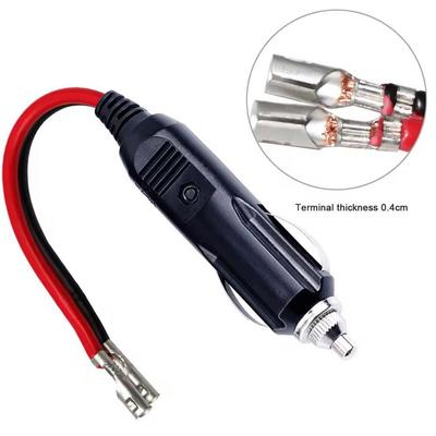 12 AWG Car Cigarette Lighter Plug Wire Cigarette Lighter Bullet Terminal Wire Cigarette Lighter Air Pump Extension Wire