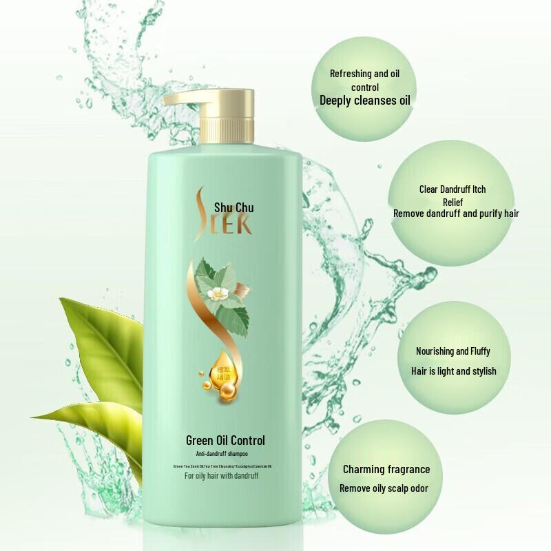 Sureau Green Tea Seed Anti-Dandruff Oil Control Shampoo