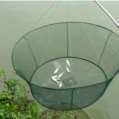 New 80CM Open Folding Fishing Net - Multi-Wire Circular Shrimp Crab Trap Cage, Durable for Fish Outdoor Fishing Fishing Tool