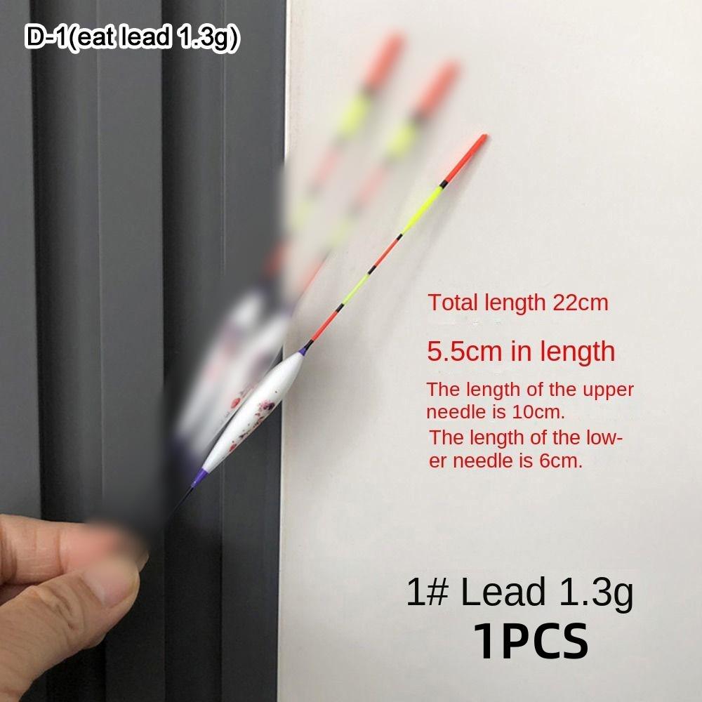 1PC Portable Fishing Floats Rock Fishing Drift Bar Fir Fish Drift Set Weight Tail Bobbers Vertical Drift Light Float 1.3g-2.0g