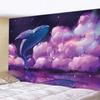 Whale Girl Healing Decoration Hanging Cloth Home Wall Decoration Tapestry Office Living Room Tapestry