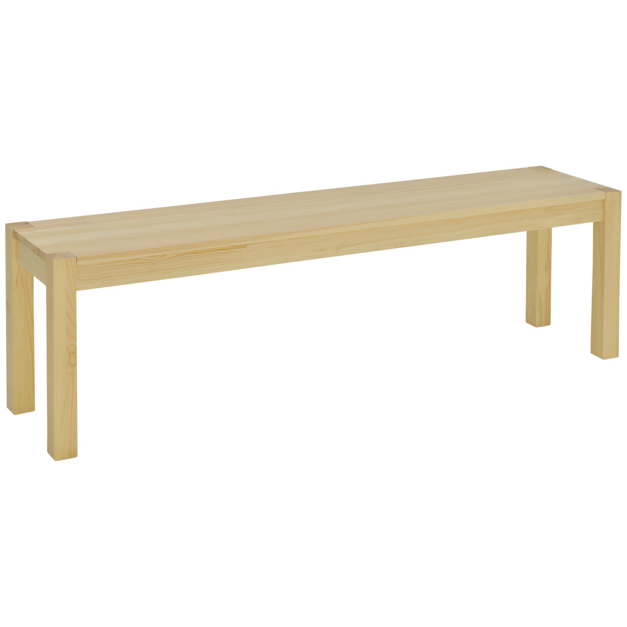 Solid Wood Bench, 3-Seater, Bench, Kitchen