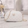 Embroidered Diamond Versatile Shoulder Messenger Women's Bag Chain Fashionable and Simple Mobile Phone Change Bag