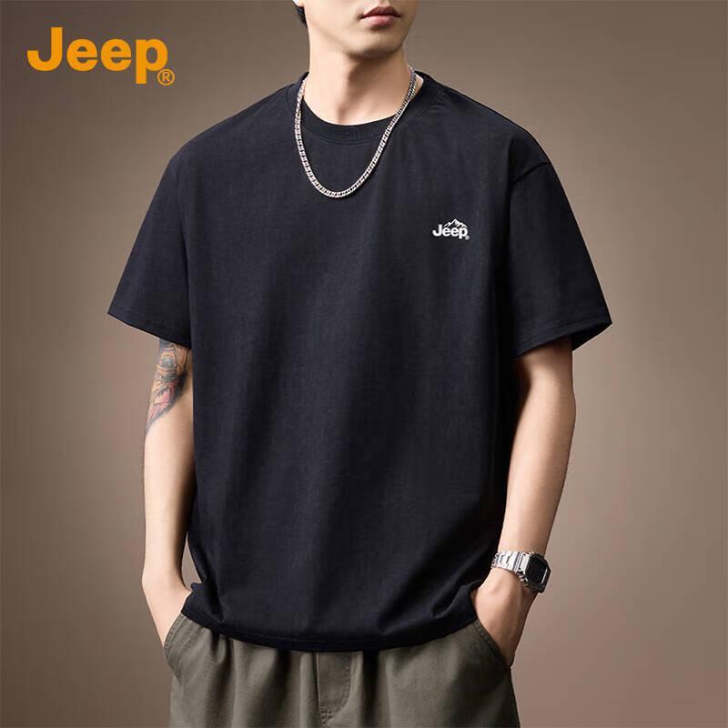 JEEP Men s Washed Ice Silk Quick-Dry T-Shirt XL