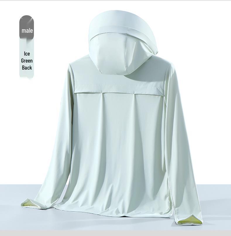 UPF50+ Women's Black Glue Brim Ice Silk Sun Protection Jacket - Breathable Anti-UV Summer Windbreaker.