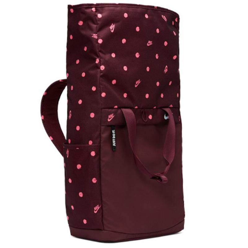 Nike Polyester Backpack Regular Unisex Burgundy Casual BA6185-681