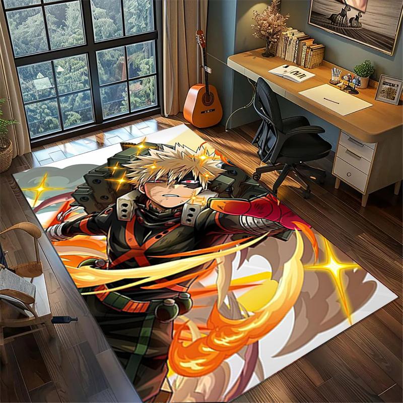 Home Decor My Hero Academia Non Slip Washable Large Area Rug Gamer Bedroom Floor Mat