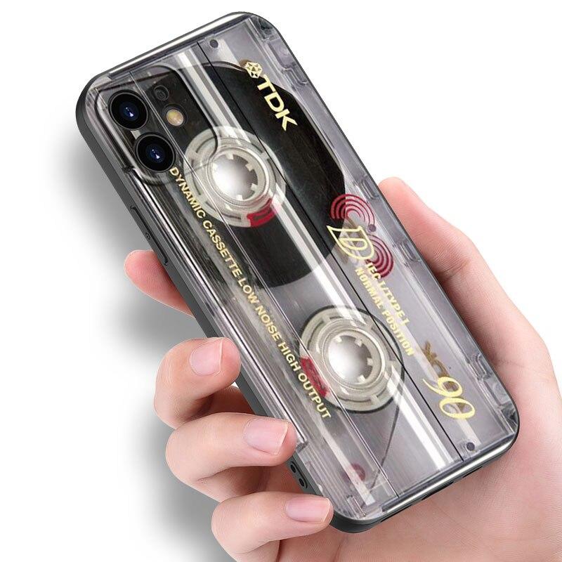 

Винтажный чехол с кассетой в стиле ретро для Apple iPhone 14 13 12 Mini 11 Pro Max 7 8 XR X XS 7 8 Plus SE 2020 2022, чехол iPhone 13 Pro