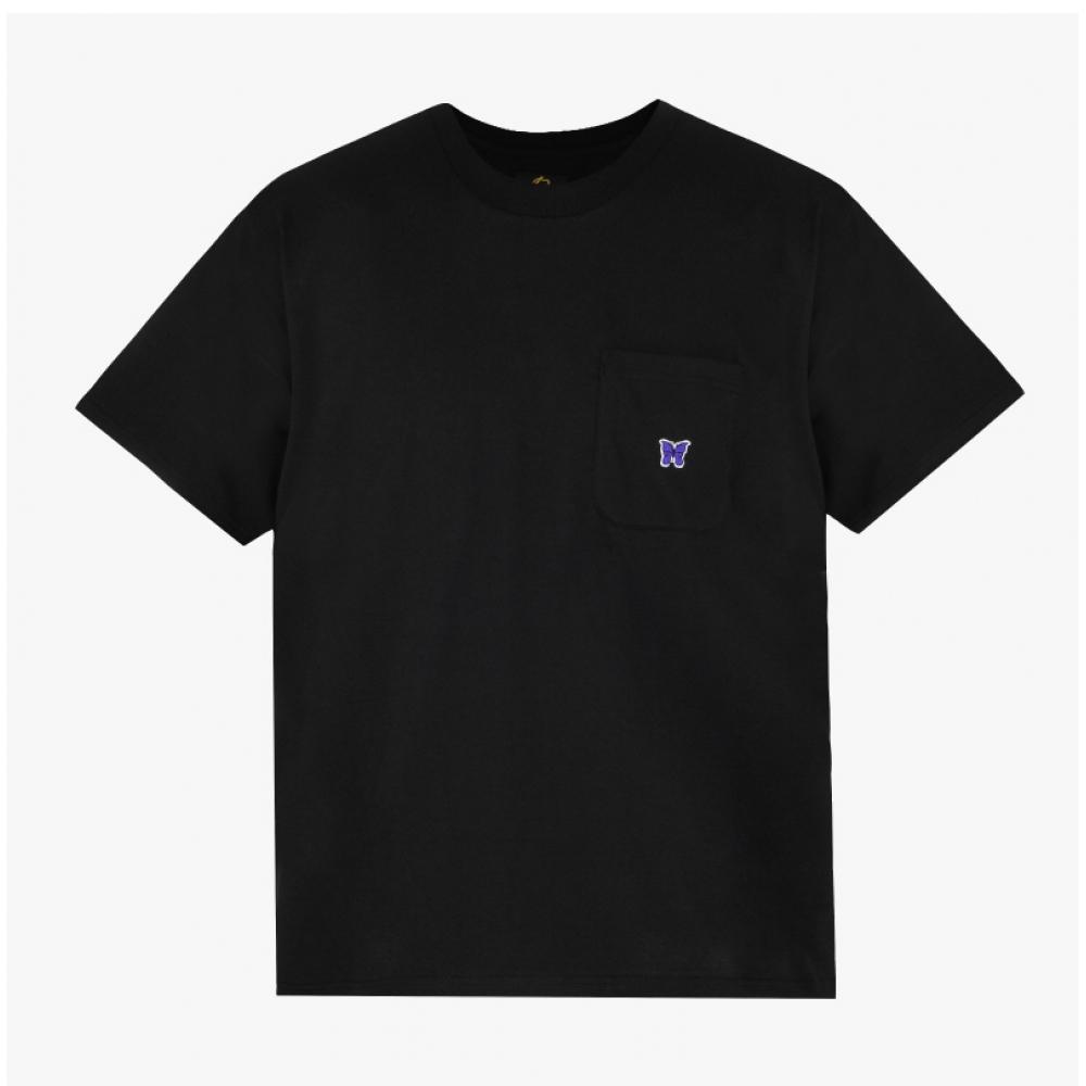 NeedleS Men S PoCkeT T ShirT C blaCk