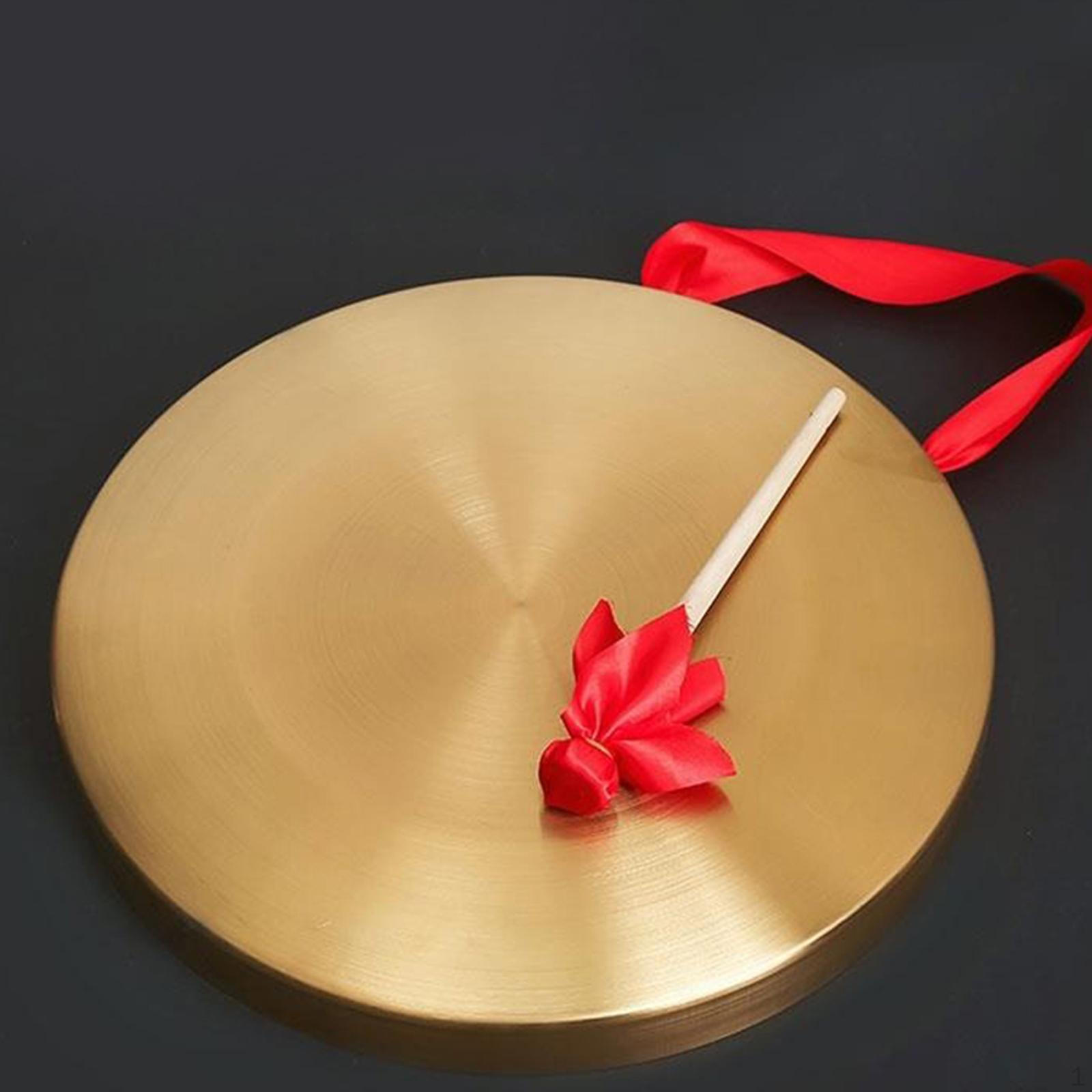 

Гонг-инструмент, металлическая рука, латунь для раннего обучения с молотком, китайская традиция, для 22cm