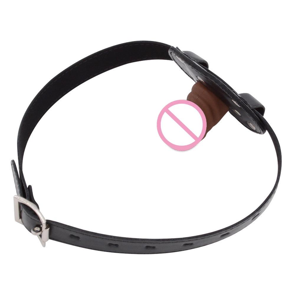 SM Props Silicone Cock Mouth Plug – Deep Throat Gag Ball for Bondage &  Play