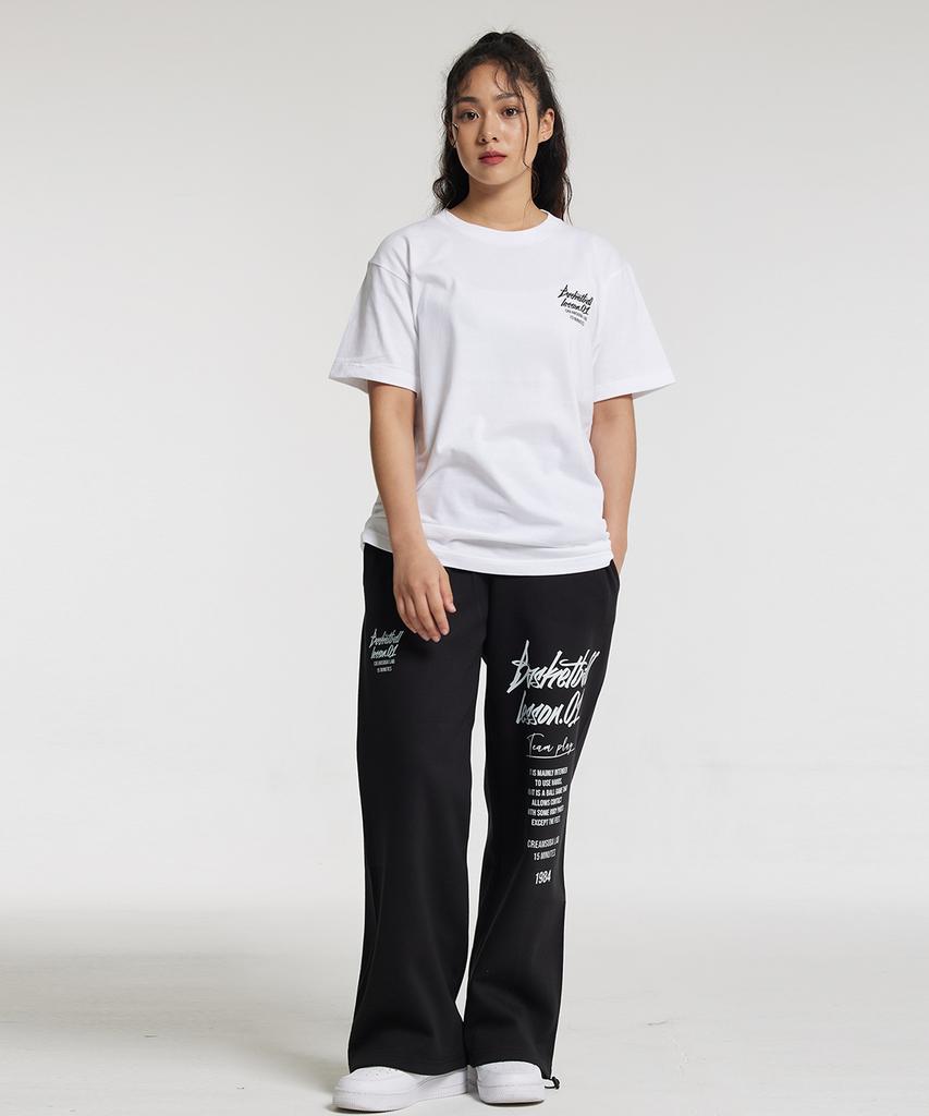 CREAM SODA LAB Quarter Wide Elastic Waist Pants Black
