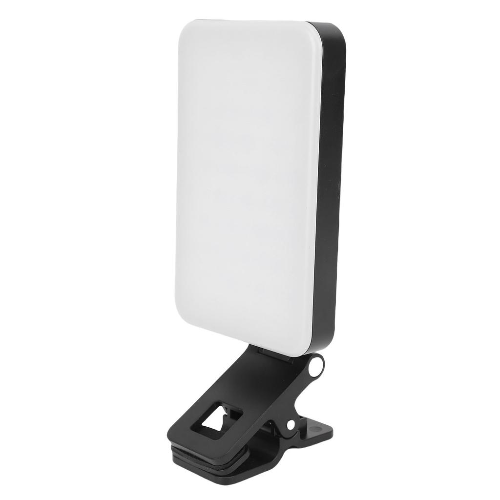 Clip Fill Video Conference Light 5 Color Temperature Clip On Selfie Light 360 Degree Rotation for Laptop Vlog