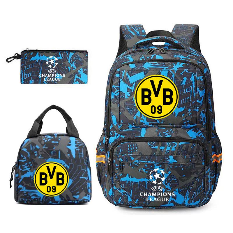 Plecak Ligi Mistrzów Trend Mody Real Madryt Barcelona Grand Paris Plecak Ucznia Torba Szkolna Męski Manchester City Manchester Torba Piłkarska