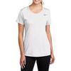 Nike Logo Print Short Sleeve T-Shirt Women Tops White CU7599-100