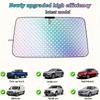 Niversal Foldable Windshield Sunshade - Heat Reflective Car Window Cover for Sun Protection, Fits Most Vehicles