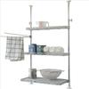 YAMAZEN Over-the-Sink Tension Kitchen Rack (45cm Wide), Chrome Silver, TKRO-453*