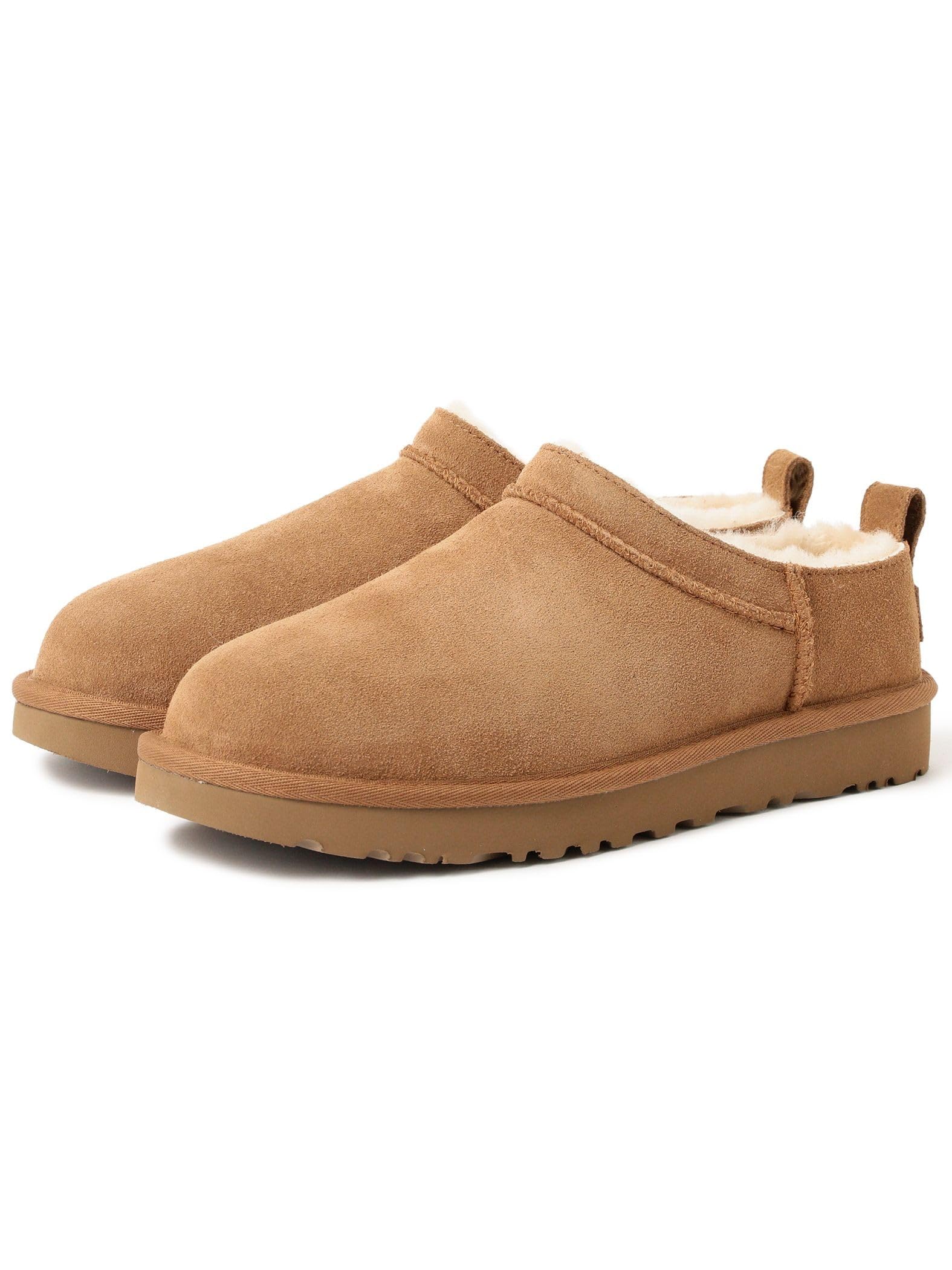 Кожаные туфли Ray Beams [Веб-эксклюзив] UGG® Classic Micro Женские Каштановые Размер 6