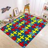 Puzzles Jigsaw Childrens Area Rugs Washable Carpets for Home Bedroom Living Room Mat Kitchen Entrance Doormat Non Slip Carpets