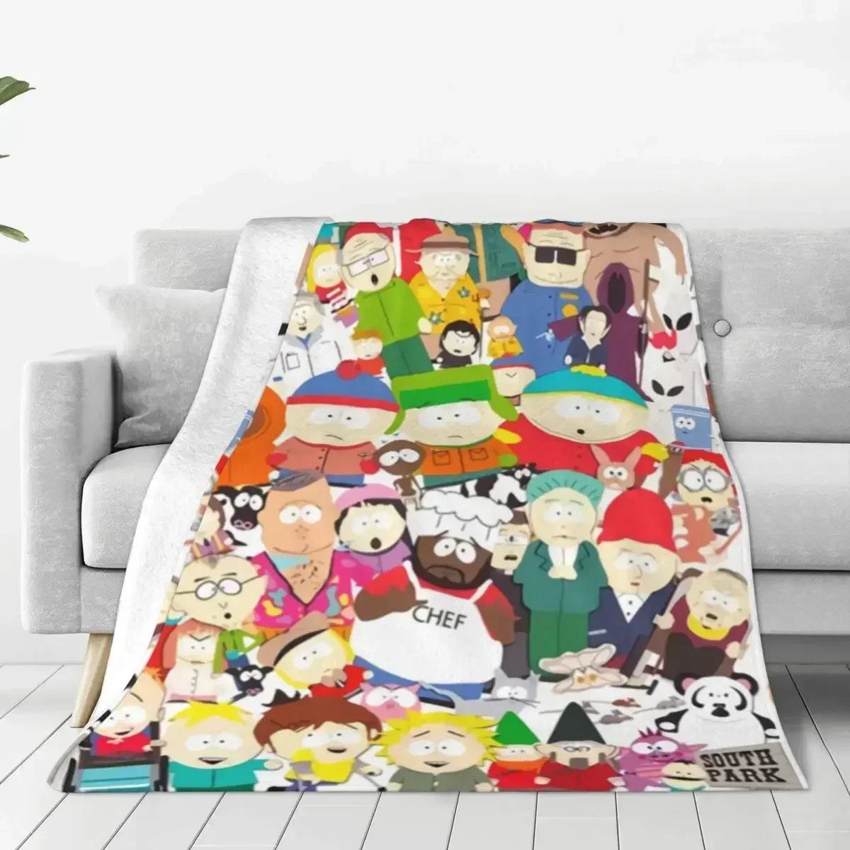 Плед South Park Коллаж Мультфильм Аниме Плед для дома x см Кусок ковра 40x50in