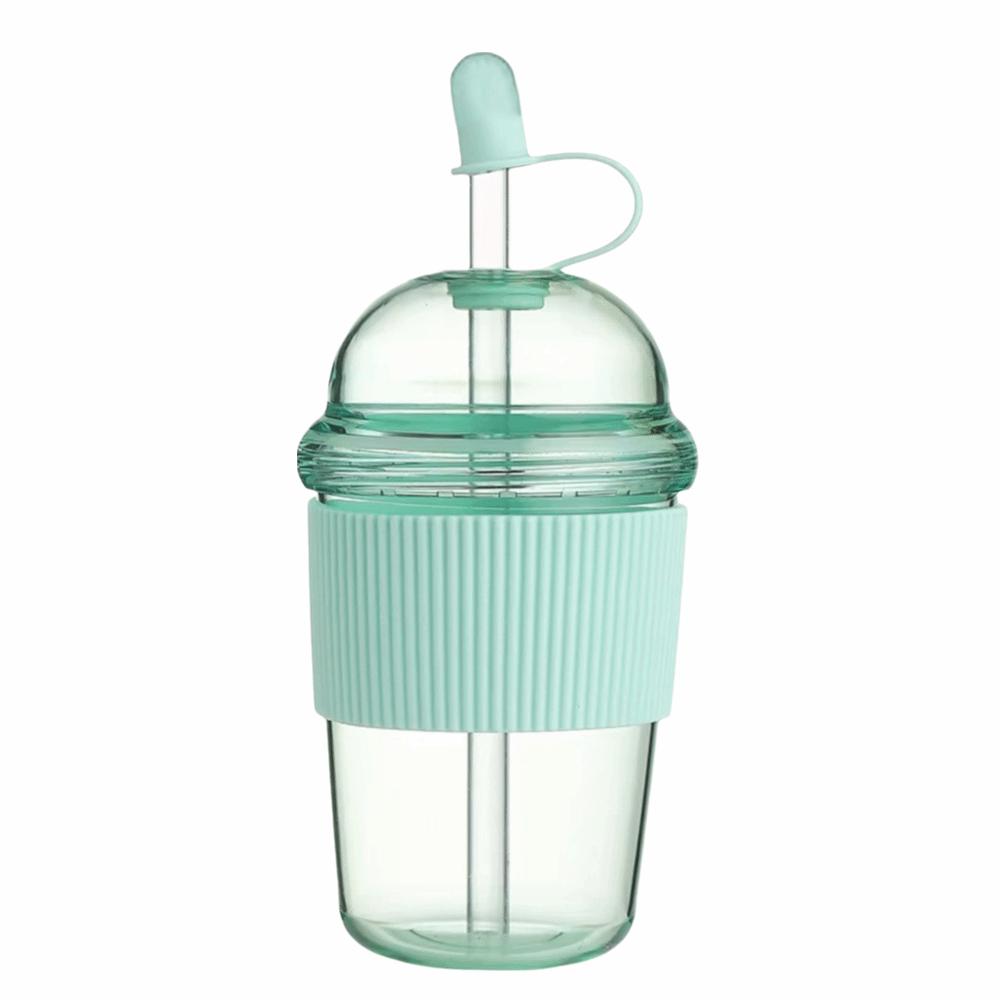 Reusable Straw Cup 430ML Coffee Cup Lightweight Juice Mug