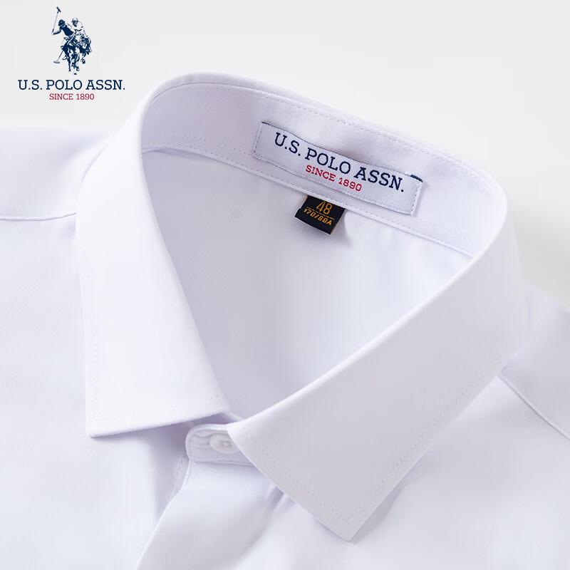 U.S. Polo Assn. Camisa de manga larga para hombre de mezcla de seda
