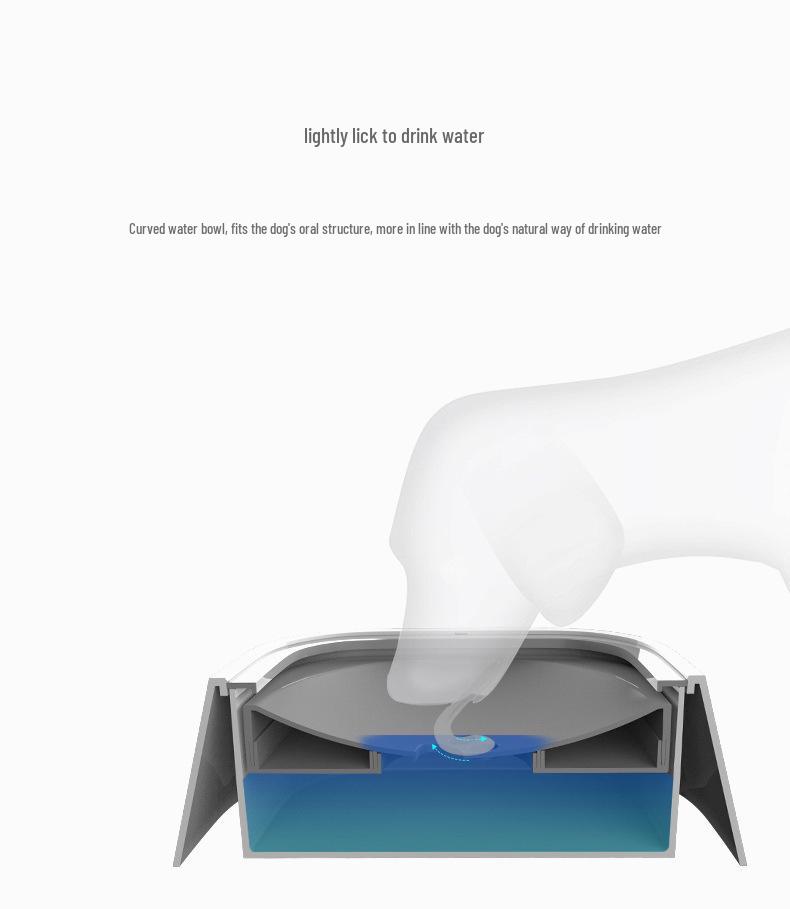 Meianju Non-Slip Splash-Proof Pet Travel Bowl - Spill-Resistant for Dogs & Cats