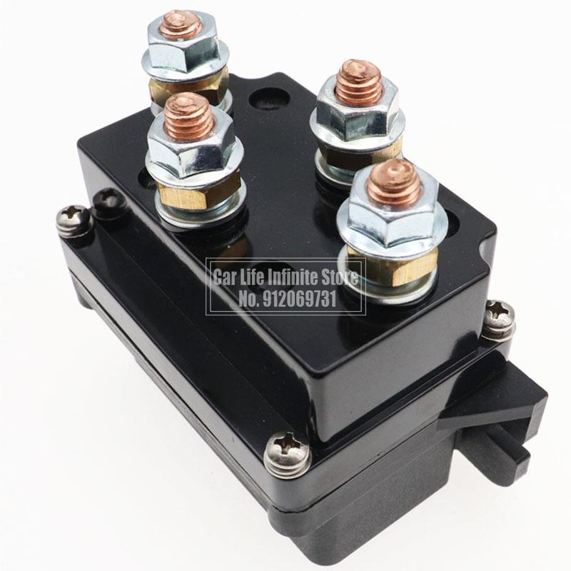 12V/24V 500A Boat ATV Truck Control Contactor Winch Control Solenoid Relay Electric Wireless Remote Control System Control
