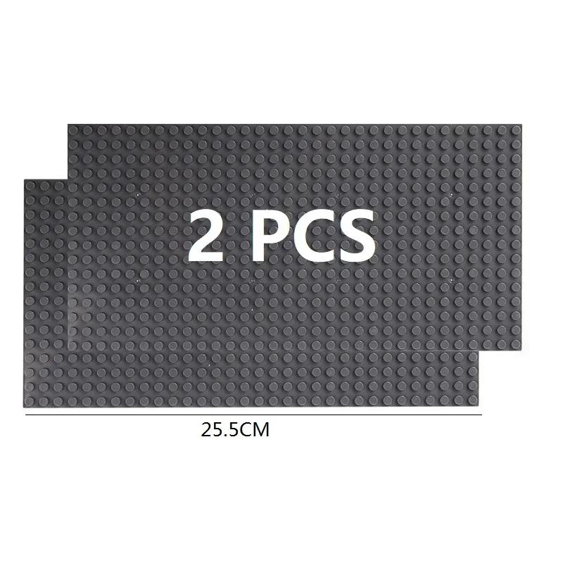 2Pcs Base Plate 32*32 32*16 Studs Classic Figures Building Blocks Plates Bricks Baseplate Blocks Children Toys For Kid Gifts