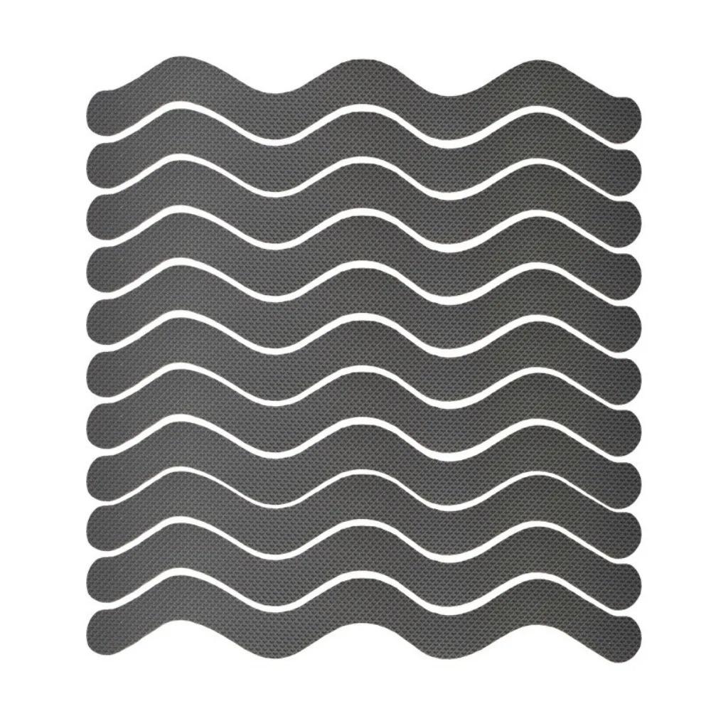 6PCS/12PCS/24PCS Package Strip Anti-slip Stickers Wavy Transparent Bath Tape Sticker Mats Waterproof Stickers Floor  Strips