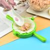 4-Piece Colored Dumpling Maker Set: Manual Kitchen Tool with Dumpling Clips and Molds