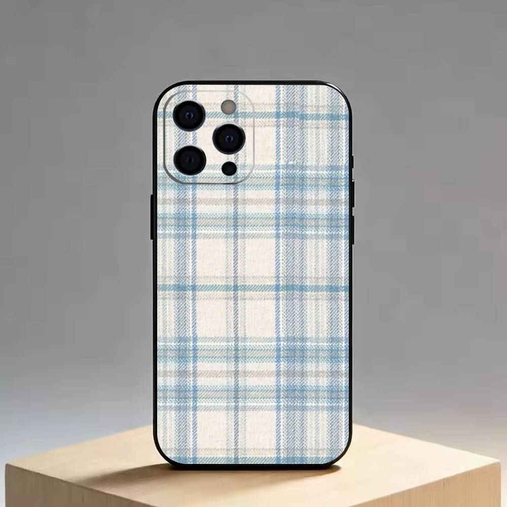 Forest grid style   Phone Case Silicone Soft For IPhone 17 16 15 14 13 12 11 X XR Plus Pro Max Plus