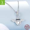 Love Wings Removable Diy Pendant Accessories, Pet Commemorative Box S925 Sterling Silver Bracelet Beaded.