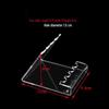 Clear Acrylic Pen and Pencil Display Stand with Customization Options