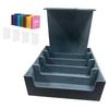 Large Capacity Trading Card Storage Box PU Leather Collectible Game Case Dustproof Container Gaming Card Holder