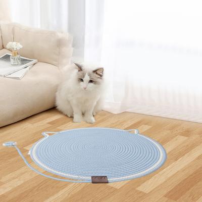 Yousheng Natural Cotton Rope Cat Scratch Pad Easy To Clean Multi-Functional Indoor Pet Scratching Pad Wall Furniture Protector