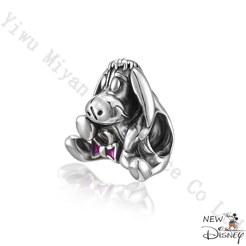 

Silver 925 Disney Cartoon Charm Fit Original Bracelet Mickey Winnie Stitch Pooh Bead Pendant DIY Jewelry Making Accessories Gift