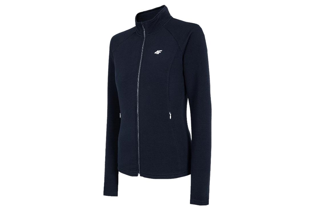 Felpa da donna 4F, felpa da donna blu scuro