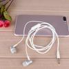 Bass Wired In-Ear Sports Headphones with Mic HIFI HD-compatible Sound High Frequency Braided Wired 3.5mm Headphones