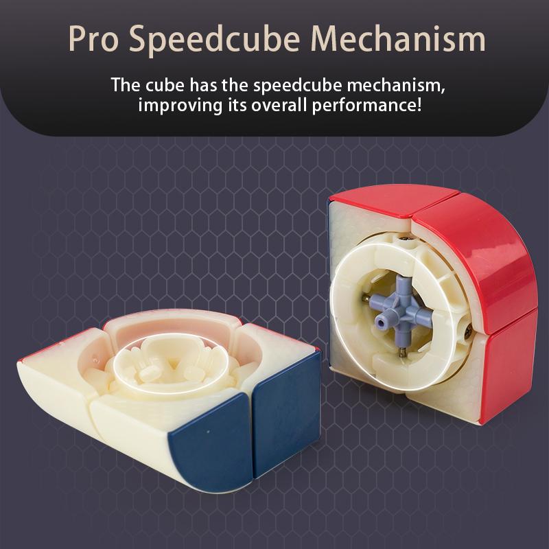 Diansheng Cubo Magico di Penrose 2x2 Giocattoli Fidget Professionali