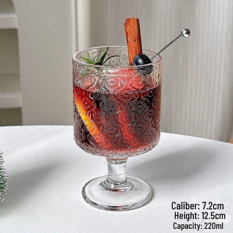 ZISIZ Mulled Wine & Christmas Cocktail Glass