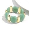 Bohomia Irregular Acrylic Oval Elastic Beaded Strand Bracelets for Women Vintage Leisure Bracelet Fashion Jewelry Gifts