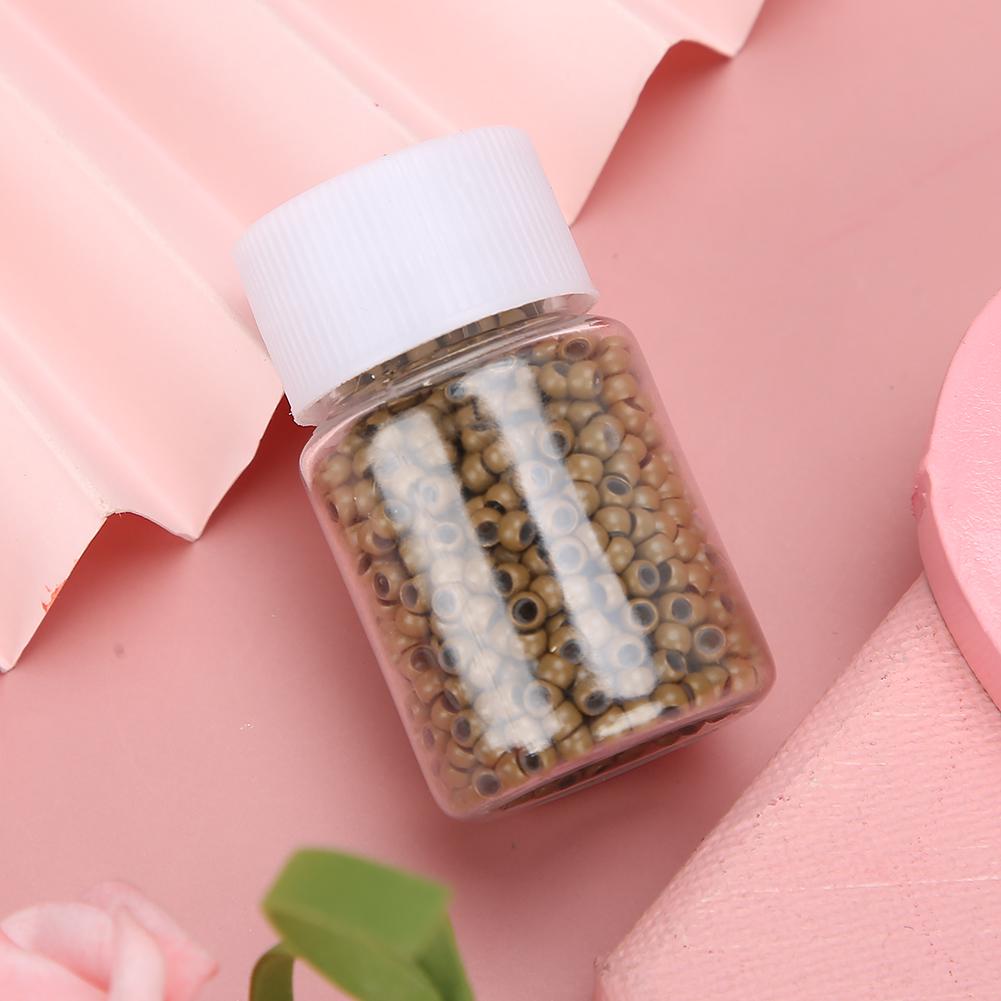 1000pcs Silicone Micro Links Rings Beads Small Comfortable Hair Extension Tool8#