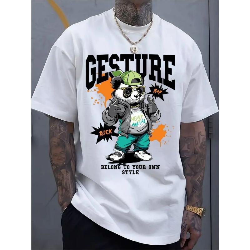 

Європейські розміри Повсякденна спортивна сорочка з коротким рукавом для чоловіків зі стильним 2D-принтом, виготовлена з еластичного та зручного матеріалу 4XL білий