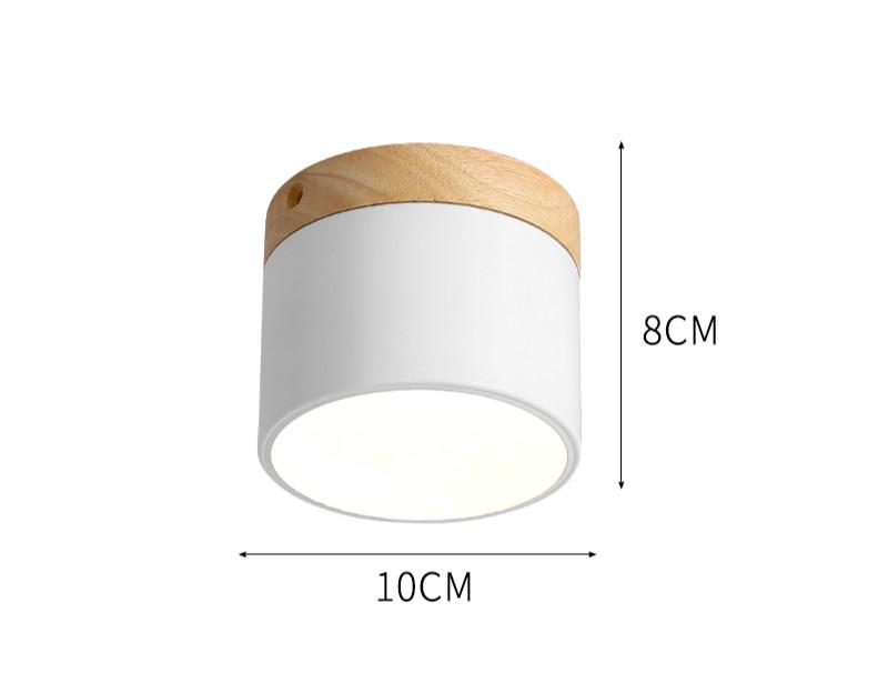 Nordic Iron Wood Ceiling Lights Modern Led Ceiling Lamp For Living Room Bedroom Luminaire Porch Aisle Lighting Fixtures  ZM1111