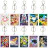 Anime Pocket Monsters Cartoon Mewtwo Gardevoir Eevee Game Characters Double-sided Printing Keychain Acrylic Pendant Gifts Toys