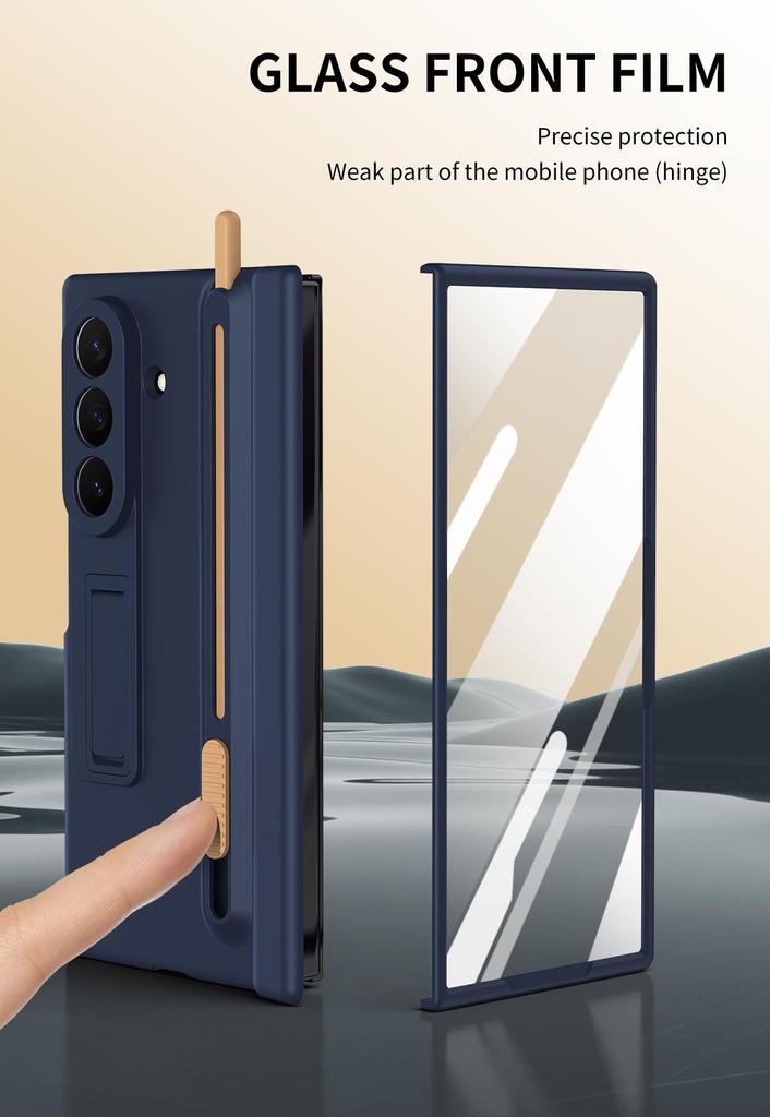 Samsung Galaxy Z TriFold Phone Case with Stylus Holder - Full Hinge Coverage