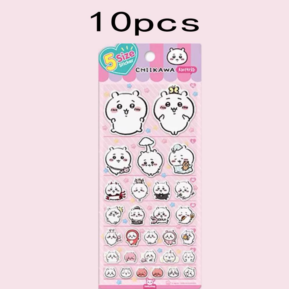 New Chiikawa Sticker Creative Drop Glue Stereo Sticker Cute Decorative Computer With Diy Decorative Stickers Gifts