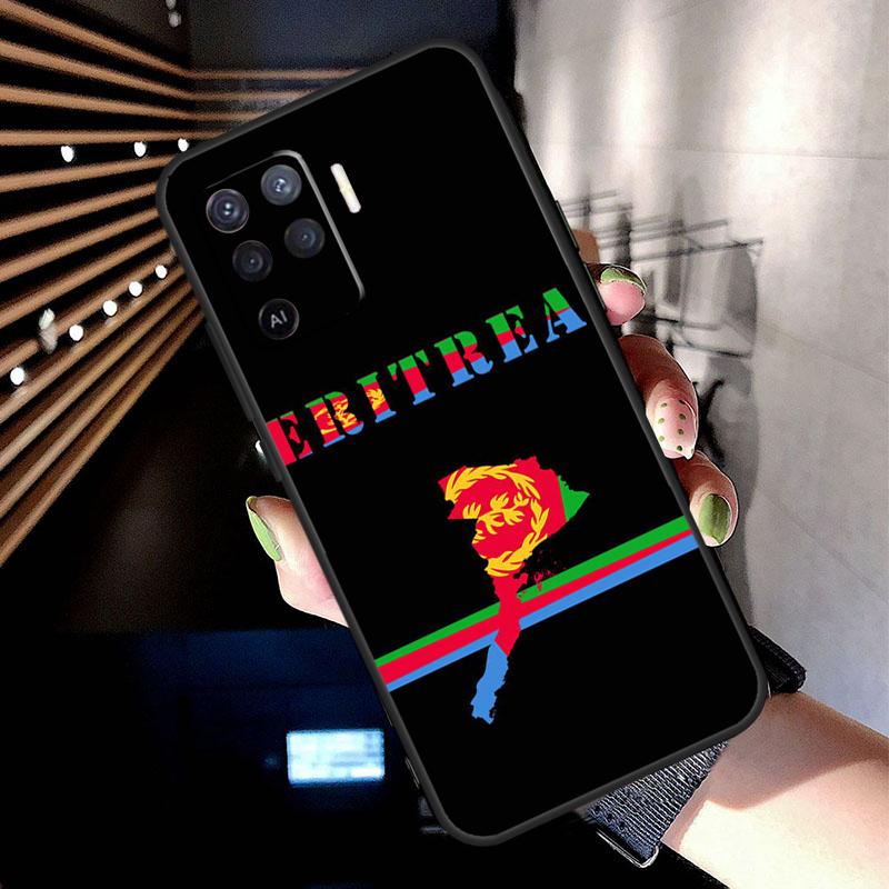 Eritrea Flag Case For Oppo A74 A54 A94 A80 A60 A40 A18 A38 A58 A78 A98 A96 A76 A16 A15 A17 A57 A77 A5 Pro