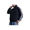 adidas Originals Firebird Tessuto Collo Alto Moda Retro Ampia Versatile Giacca con Logo Uomo Giacca Nera KB2466